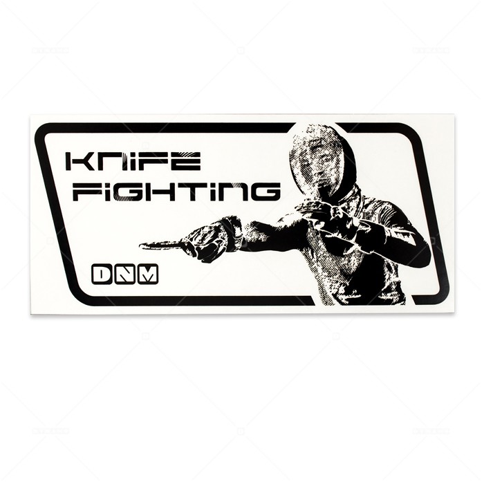Наклейка  на авто "Knife fighting"